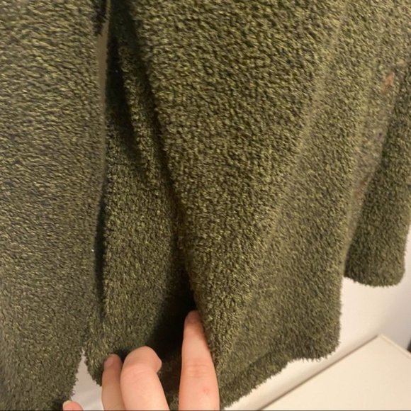 Vintage ALPS Olive button down Fuzzy cardigan Jacket size large - Picture 7 of 16